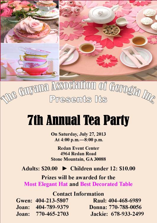 Tea Party Flyer