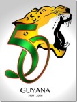 Guyana 50th Anniversary Logo